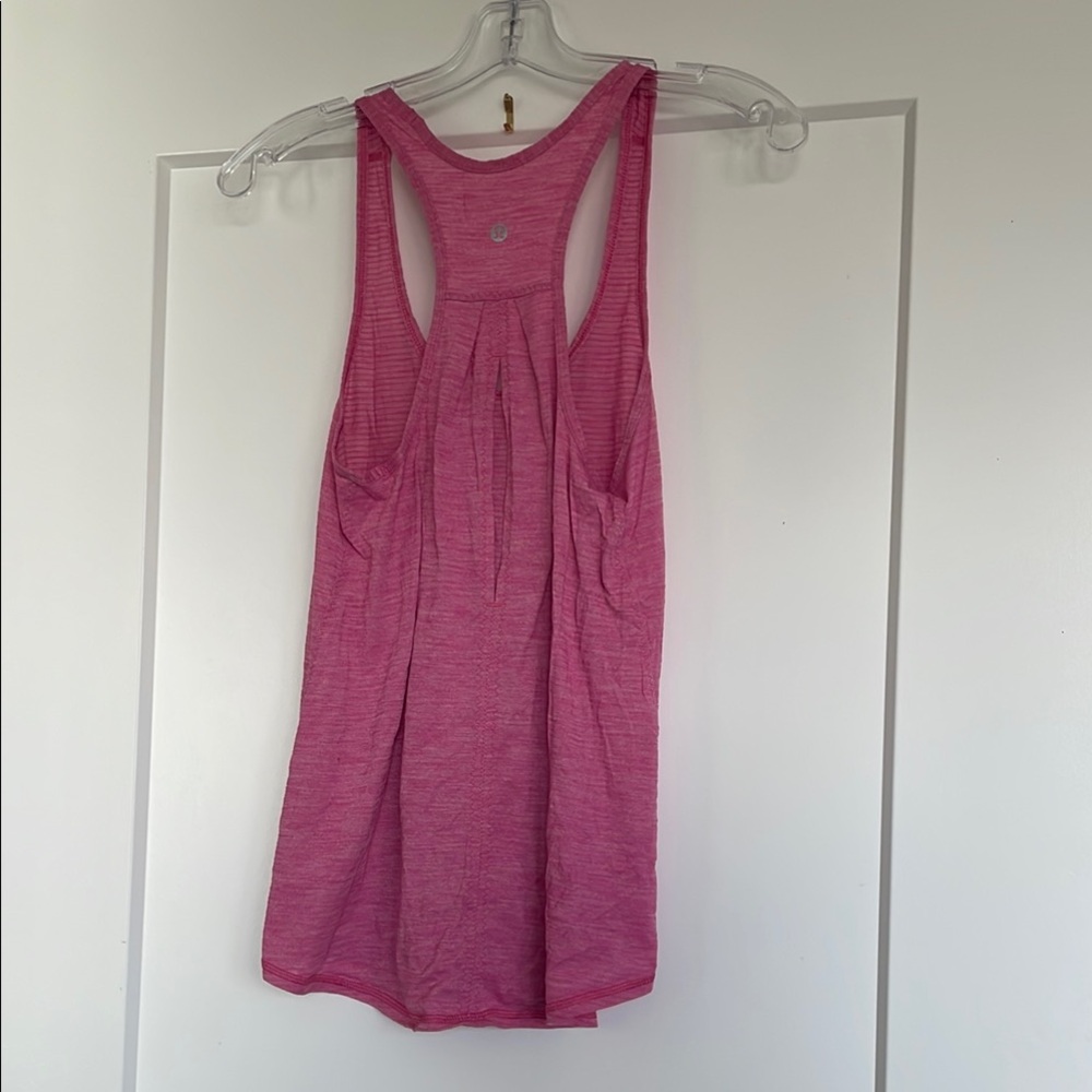 Pink LuLu Racerback Tank Top - Picture 3 of 3